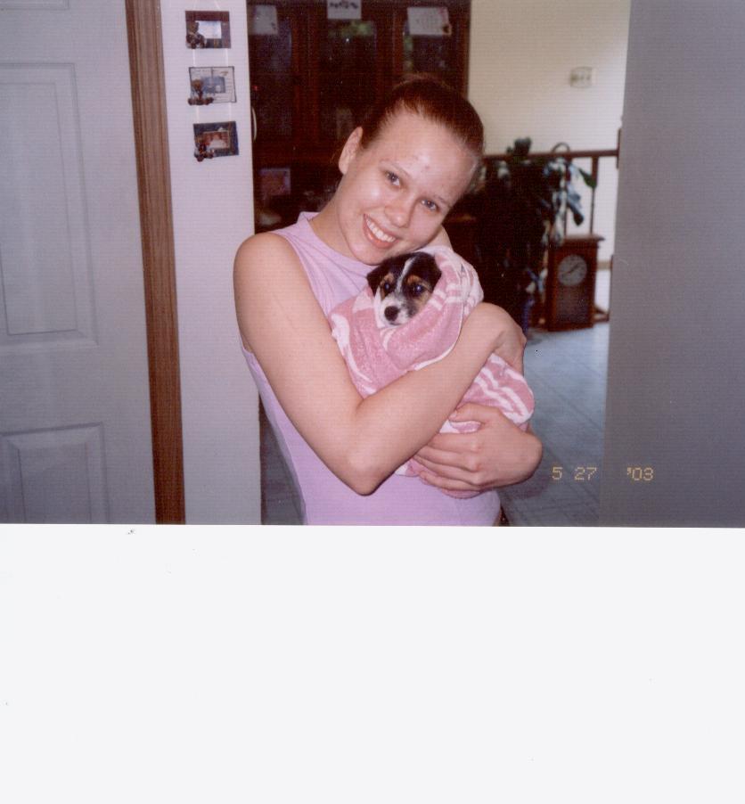 PorkChop's First Bath