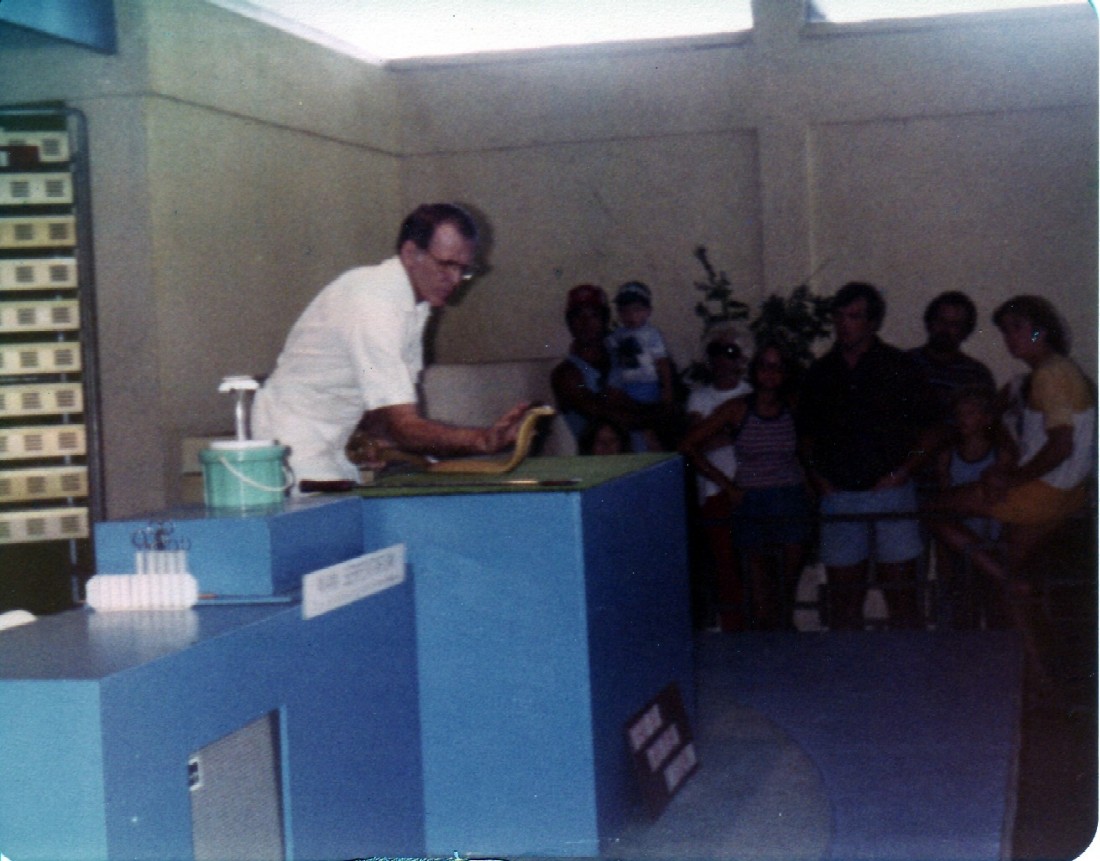 Bill Haast and a little cobra