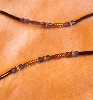 blue beaded side