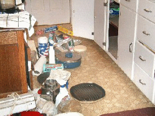 Anim kitchen mess