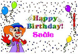Birthday, Sadie