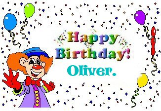 Birthday...Oliver