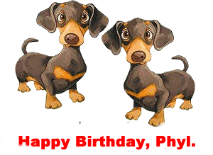 Happy Birthday, Phyl