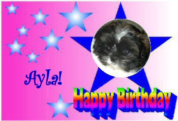 Happy Birthday, Ayla