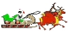 Sleigh with Santa Paws getting ready...