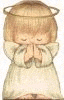 Angel kneeling