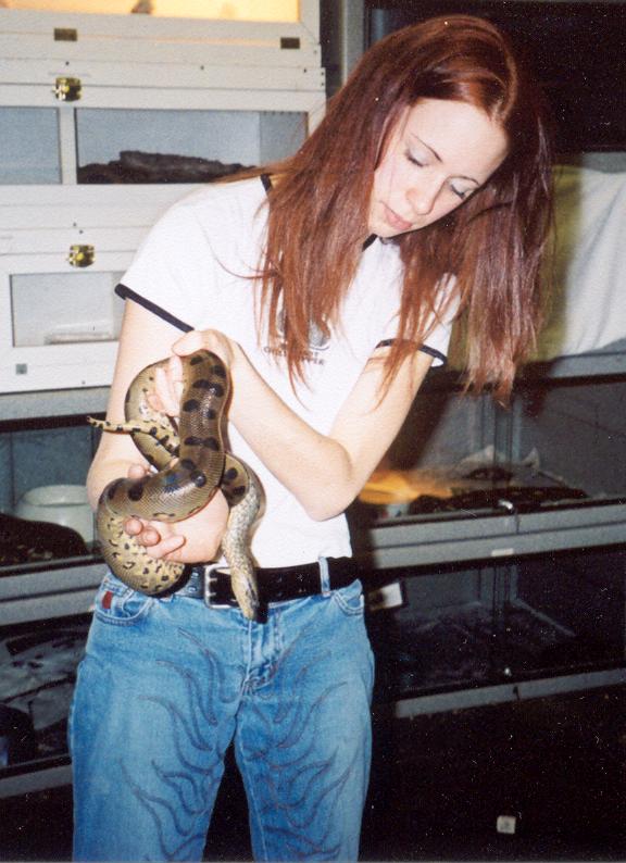 Me with a Green Anaconda