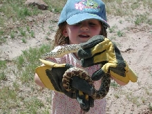 Daughter's first wild catch