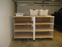 Hollow-core coor rack
