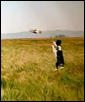 Mia in Field