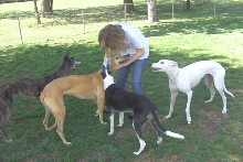 Kids with a visitor