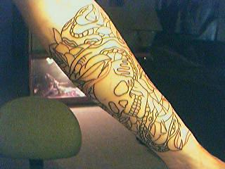 three venomous on my arm