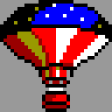 Red,White & Bloo Balloon
