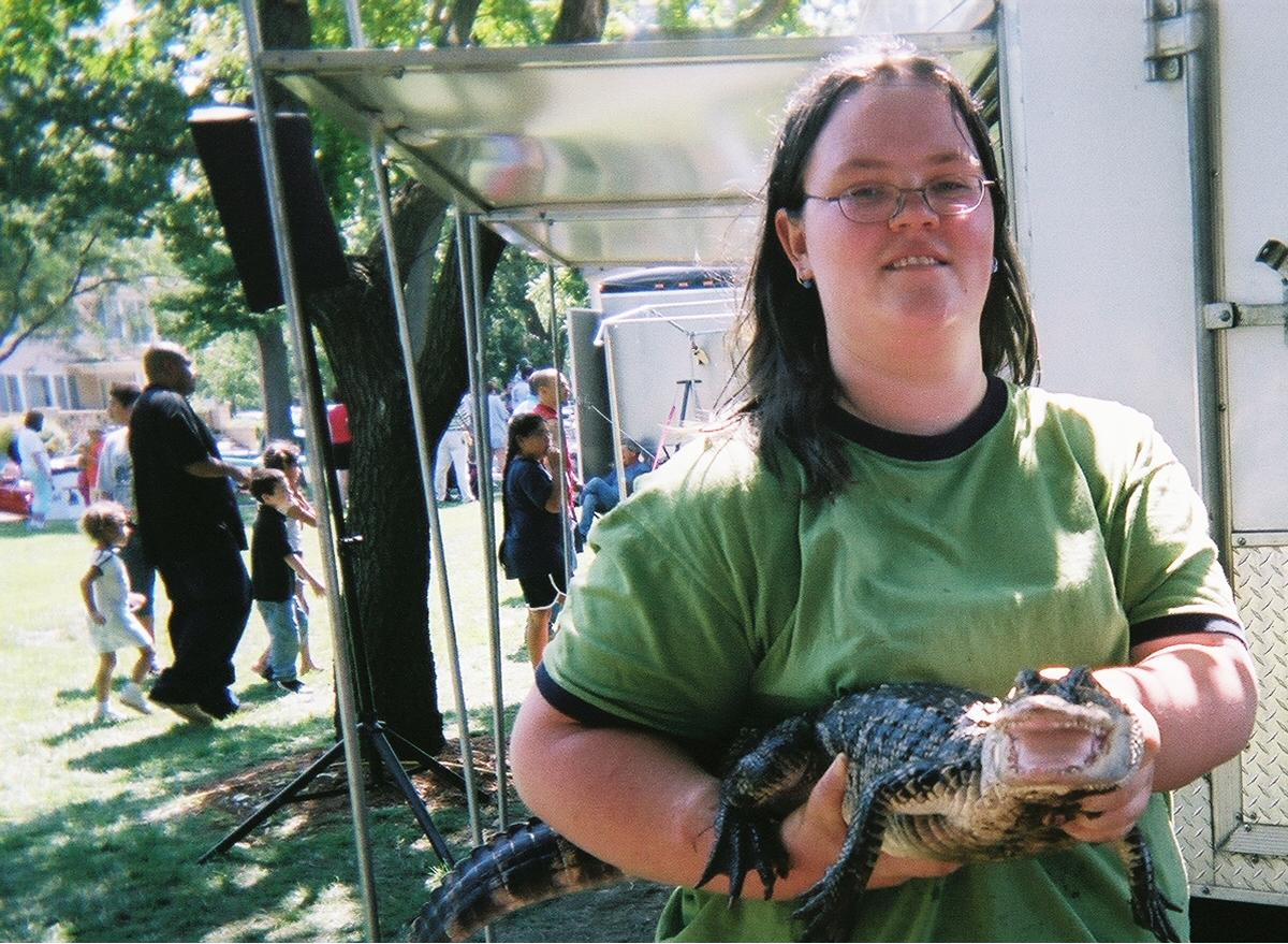 Second time handling a crocodilian.