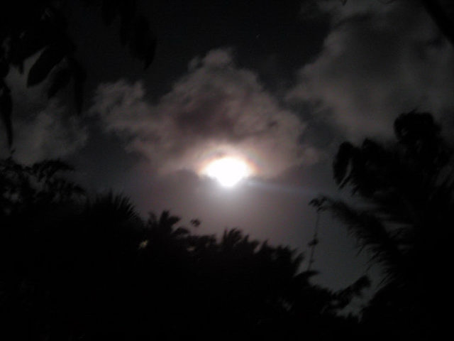 full moon on Polillo