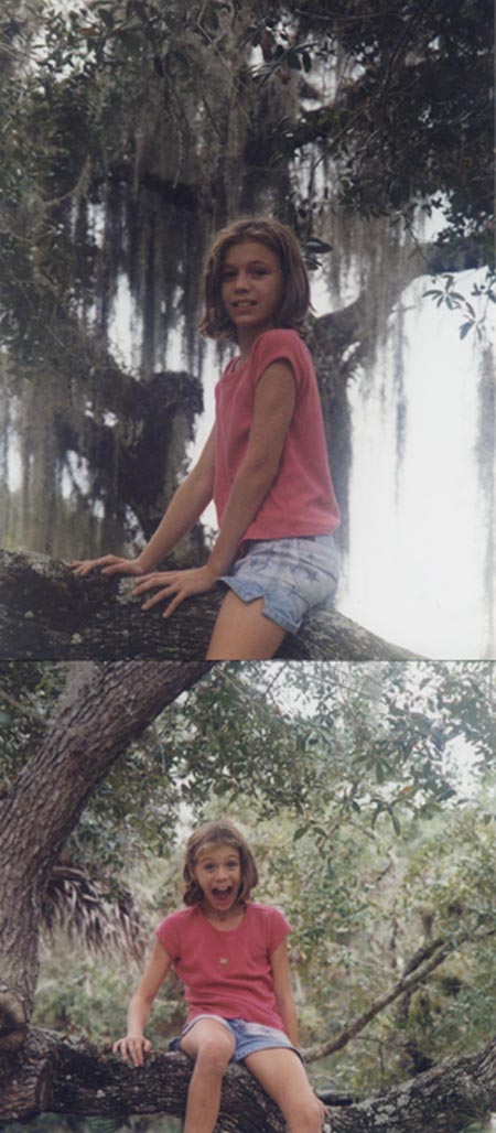 Rhi in a tree