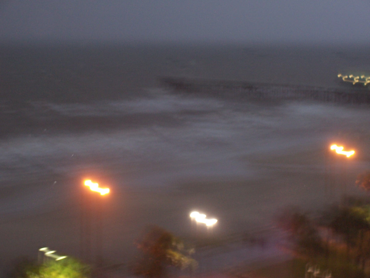 View of  Hurricane Charley from the Adams Mark