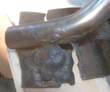 Front of bad weld