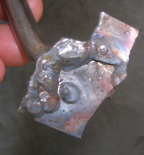 rear of bad weld