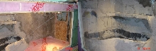 parged inside