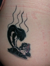 My skunk tattoo..hehe