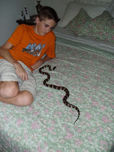 My son Eric with our California King