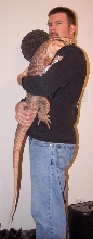 Me with D'Argo, 57", 25lbs