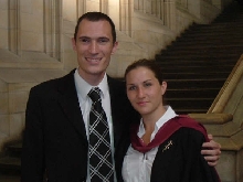 chris and I graduation