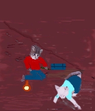 Cobby an Franci in da lost mine