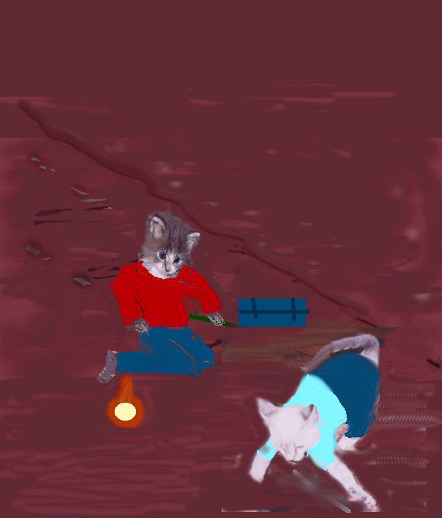 Cobby an Franci in da lost mine