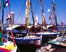 boats in harbor