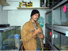me and tubby at  mine and my buddy's pet shop