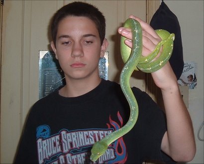 Me and my favorite snake