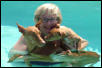 Mom & Son in the pool