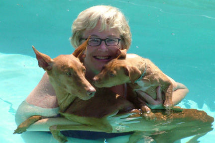 Mom & Son in the pool