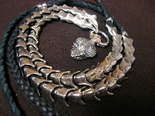 Eye lash viper pendant