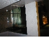 inside of the front of the cage