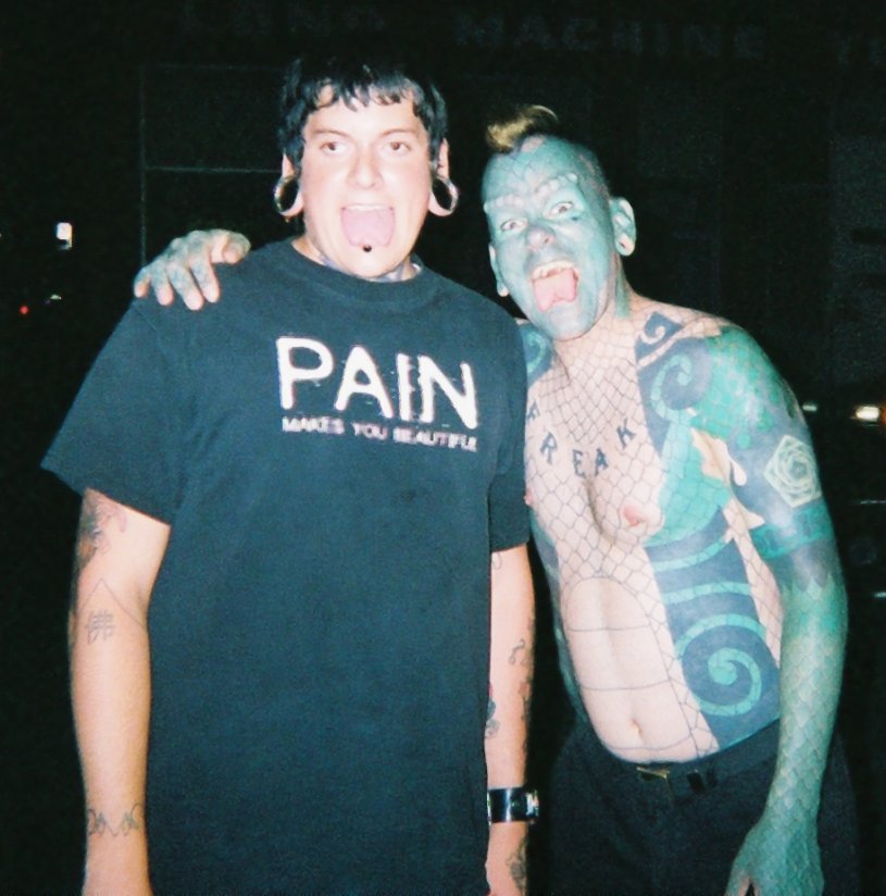 Me and the Lizard man (Eric Sprague)
