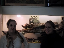 my girl and my sis enjoying some time at reptilia