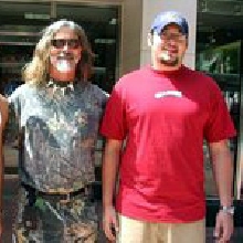 Me and Manny from the wild boys.