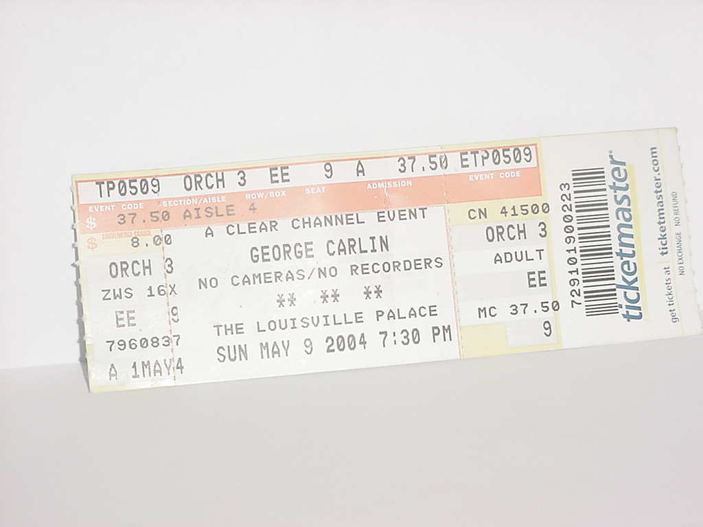 ticket stub