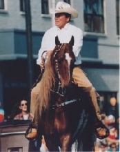 William Shatner and Saddlebred I Prefer Roses