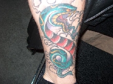 my snake tat