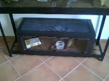 PVC enclosure with screen top