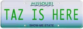 license plate