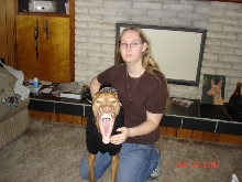 He's going to eat me...