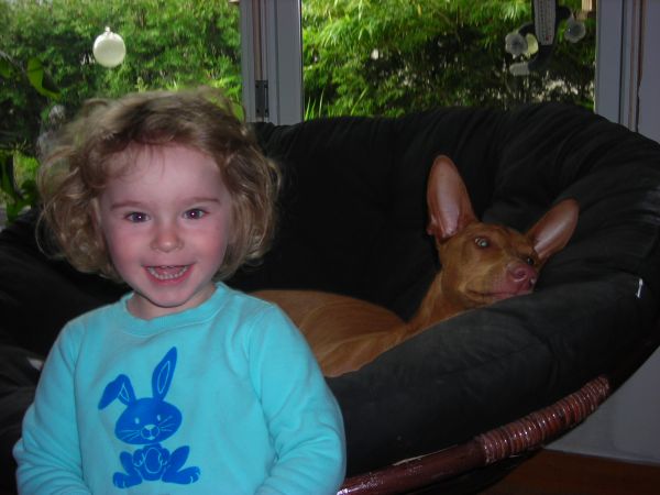 Gala and her Bunny