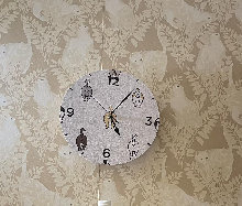 Cute Cat Butt Clock