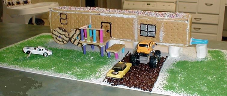 Redneck gingerbread house