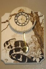 Mangrove Snake Pendulum Clock